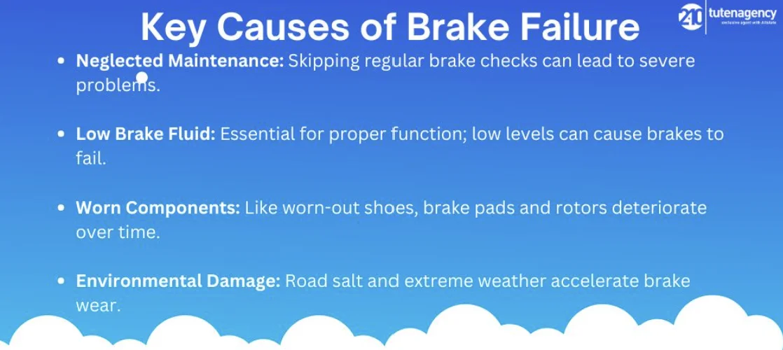 Brake Failure Warning Signs